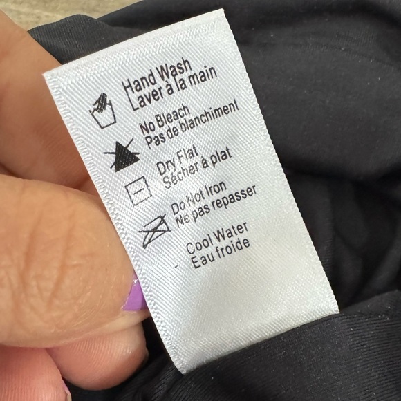 L*Space Phoebe One Piece in Black Ribbed One Shoulder Size 4 New - Picture 6 of 6